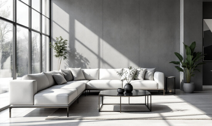 La peinture effet béton un atout déco moderne pour votre intérieur